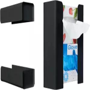 냉장고용 4.33인치 와이드 마그네틱 글러브 박스 및 티슈 홀더 업그레이드 - 주방 물티슈 보관함 종이 타월