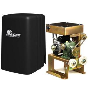 홈 슬라이드 게이트 오프너 이글 1000 FSC 1/2 슬라이딩 모터 운영자 시스템 주거용 및 라이트 커머셜, 무선 리모컨 포함 27 u2019 피트 600파운드 롤링 게이트용