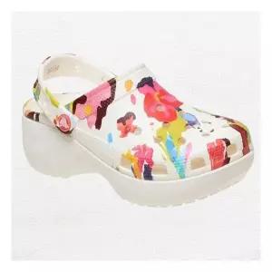 [크록스]여성 클래식 프린트 플로럴 플랫폼 211607