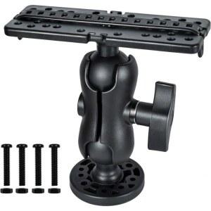 호환 어군탐지기 거치대 마운트 원형 회전 어탐기 베이스 스탠드 고화질