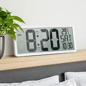 대형무선벽시계 건전지 벽걸이디지털 거실시계 무소음LED 전자인테리어 (KYR-WFJHITA)