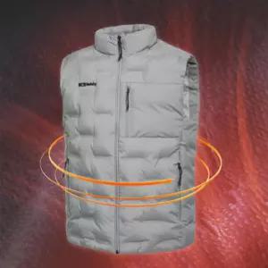 세이프티 겨울 발열패드 열조끼 열선 워머 골프 안전 조끼 발열 바이크 겨울 방한 조끼 K2 온열 패딩