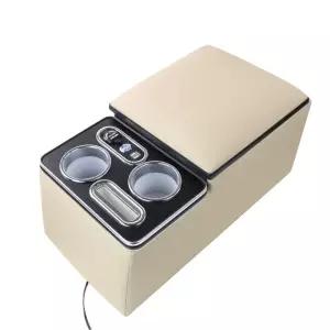 차량용 장식 지지대 보관함 자동차콘솔박스 팔걸이 내부 티슈케이스