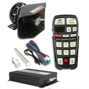 차량용 싸이렌 사이렌 플레어 검정 긴급 무선 호스트 1 12V24V 렉카차