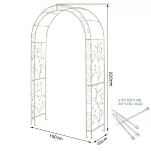 장미 아치 넝쿨 정원꾸미기 지지대