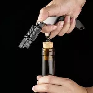 와인 맥주 오프너 전문가용 병따개 고급형 손잡이형 편리한 디자인 (WFKD7RU)