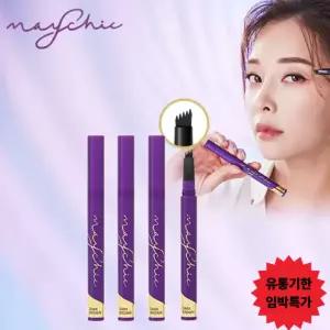 [제이큐]메이시크 매직픽스 핑거팁 아이브로우 틴트 X 4개 (다크브라운)