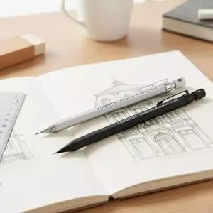 스테들러 헥사고날 샤프 925 77-05 0.5mm사무용품 제도연필 제도용 고급 홀더 사무실 사무용