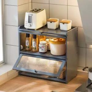 그릇장 조미료 커피장 컵진열장 장식장 부엌 미닫이 주방