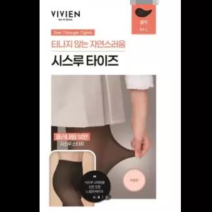 비비안 시스루 타이즈 일반 M-L