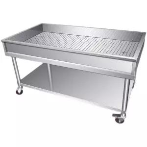 업소용 스테인레스 싱크대 이동식 세정대 간이 단일 식당