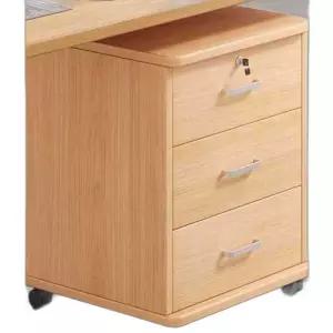 사무용 3단 서랍장 잠금 책상 파일 오피스 목재 락커