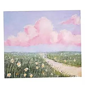 커튼 벽 액자대신 어 패브릭 포스터 꽃길 가리개 M (KYR-WEB2B65)