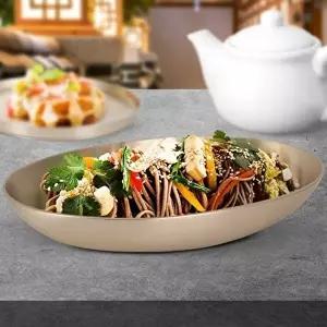 [조르지오]매타원볼 LR69SM63 유기 샐러드보울 파스타볼 방짜 그릇 업소용