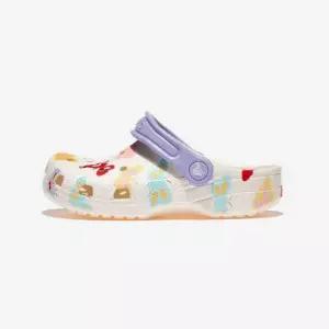 [크록스]CRS211255 클래식 그래픽 클로그 키즈 - CHALK 691586