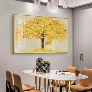 돈나무액자 골드 나무 황금 그림 풍수 트리 금전수 픽유아9