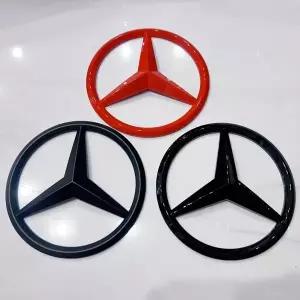 자동차 전면 그릴용 18.8cm 로고 배지 스티커는 메르세데스-벤츠 호환 W204 W205 W218 W246 W251 GLK200 커