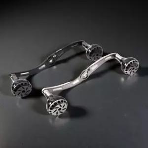 더블 파워 핸들 낚시용 릴 손잡이 튜닝 경량 양손용 베이트릴 130mm