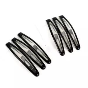 (6P) 블랙 딱핀 포인트핀 머리핀 똑딱핀 똑딱이핀 앞 딱핀 깔끔한스타일