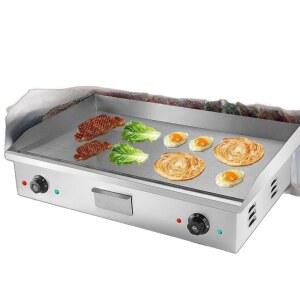 전기 그리들 업소용 햄버거 사각 플랫 대형 파니니 기계 주방 토스트 프레스 인덕션