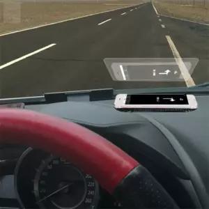 키템 HUD반사필름 헤드업디스플레이 1-HUD필름-120x90mm 차량용HUD 차량정보표시