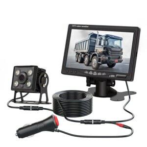 블랙박스 트럭 방수 채널 화물차블랙박스 백미러 HD 블박 분할 와이드 고화질 트레일러