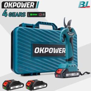 전동 전지 가위 무선 전기 30mm 리튬 전동가위 브러시리스 충전식 과수나무 가지를 자르는 가든 전원 원예 도구 마키타 18V 배터리 호환 과일나무 가지