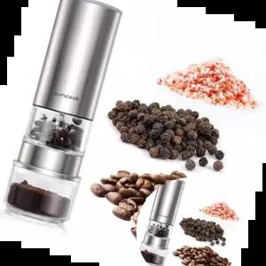 후추그라인더 썬쿡100 미니 전동그라인더 원두 후추 통소금 분쇄기