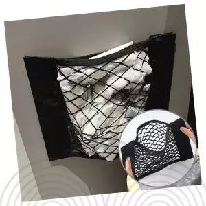 비닐봉투 정리함 그물망 부착식 주방 수납 정리망 싱크대 벽면 부착 수납함