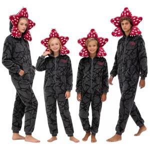 성인 가을 겨울 두꺼운 카니발 플라워 데모고르곤 코스프레 의상 편안한 플란넬 원단 잠옷 할로윈 의상