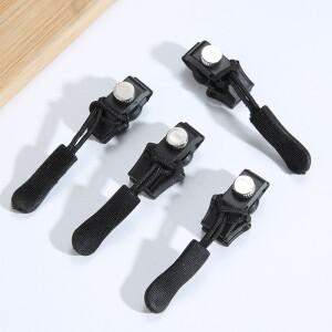 3/6/12Pcs 유니버설 지퍼 수리 키트 빠른 인스턴트 분리형 지퍼 헤드 교체 지퍼 슬라이더 당겨 3 가지 크기