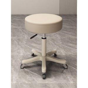 진료실의자 높이조절 미용실 등받이 이동식 원형 휠 관리 카운터 안경원