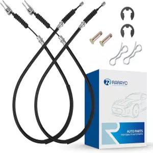 RARAYC 클럽 카 브레이크 케이블 키트 u2013 DS 2000업 전기 골프 카트와 호환 스테인리스 스틸 코어