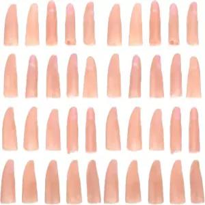 의수 핑거팁 40개 시뮬레이션 소품 트릭 핑거 실리콘 캡 가짜 혀 멀티툴 엄지