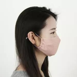 여성 면 마스크 빨아쓰는 다회용 면마스크 데일리 2겹 천마스크 핑크