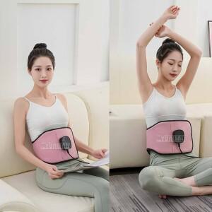 전기 난방 허리 마사지기 지원 벨트 진동 뜨거운 압축 버팀대 뒤로 휴식