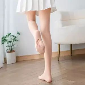 발레복 발레 양말 스타킹 성인용 고탄력 홀 타이즈 레깅스