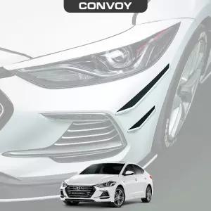 콘보이 아반떼스포츠 튜닝 범퍼 카나드 윙 프론트범퍼 에어댐 자동차용품