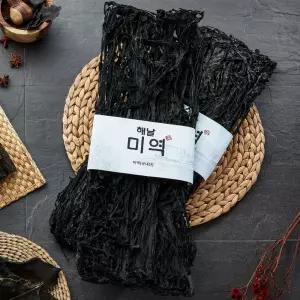 해날 국내산 건미역 자른 마른 산모미역 부드러운 완도 햇미역 고급 해조류