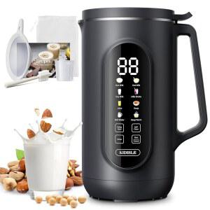 키들 35온스 견과류 우유 메이커, 12시간 지연 시작, 셀프 클린, 보온, 두유, 귀리 우유, 수프 등에 완벽한 10-in-1 다기능 블렌더 - 및 유당이 없는 식단, 블랙