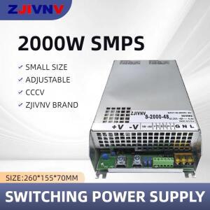 조정 가능한 스위칭 전원 공급 장치, 외부 제어, S-2000 SMPS, 2000W, 0-12V, 24V, 36V, 48V, 60V, 72V, 80