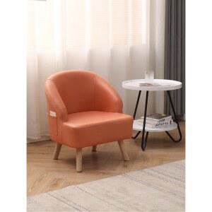 1인용 소파 암체어 가죽 레트로 인테리어 빈티지 의자만 1인소파 원룸 알토 인조가죽 미니