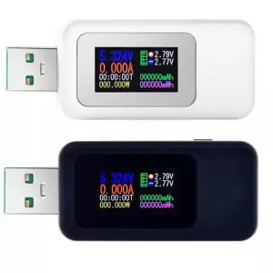 검침기 검전기 10 in 1 USB 테스터 DC 디지털 전압계 전류계 전류 전압 측정기 앰프 볼트 기 보조베터리 충