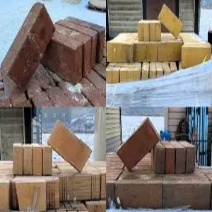 점토블럭 초특가 재고상품(색상,규격 무작위 발송)-흙벽돌 황토 농막 마당 화단 셀프시공