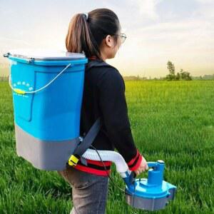 비료 살포기 충전식 풀세트 배낭형 비료나눔기 염화칼슘
