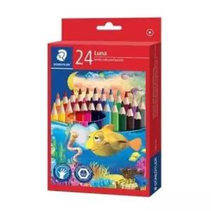 (스테들러) 루나 점보색연필 24색 139c24 (1개)