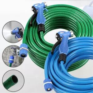 꼬임방지 세차 물호스분사기 10미터 워터건 청소용 수도 정원호수