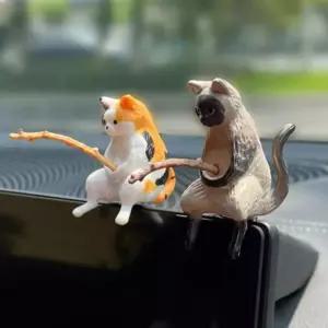 반려 고양이 동물 피규어 캐릭터 어항 화분 데코 모니터 차량 소품