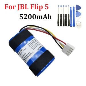 jbl호환 Flip 5 SUN-INTE-152 ID1060-B 교체 스피커 배터리 용 기존 5200mah