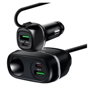 USB C타입 A타입 4 IN 1 차량용 멀티 고속충전기 102W 스마트폰 태블릿 닌텐도스위치